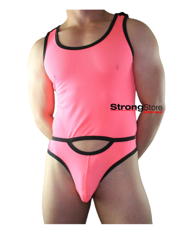 Singlet Thong - Pink