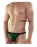 Bikini Thong Glitter - Verde